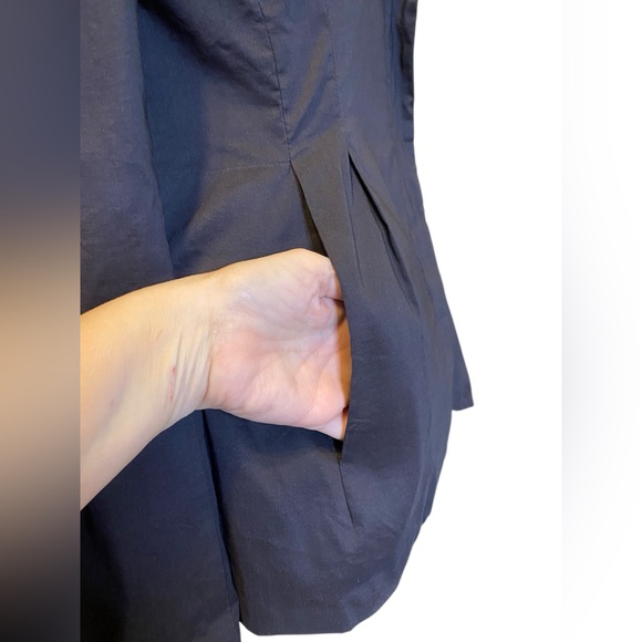 Eileen Fisher Black Hidden zipper Blazer Women’s size M - Picture 5 of 14